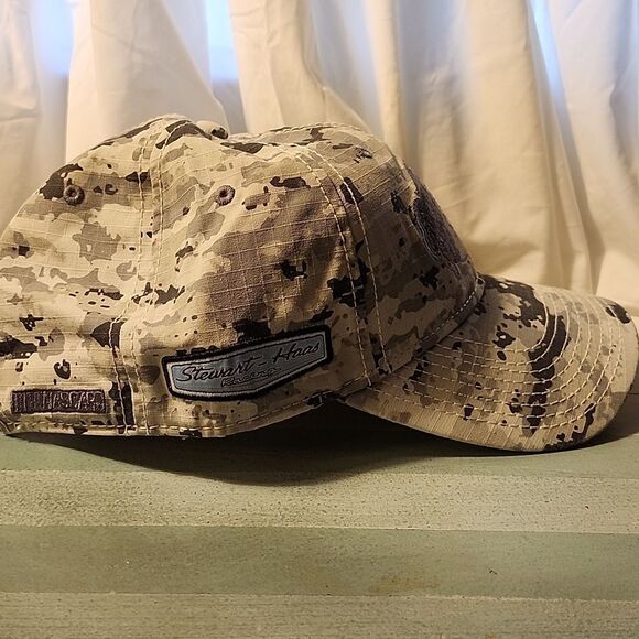 Nascar Stuart Haas Tony Stewart 14 Grey Camo Sliderback Hat - New - Picture 7 of 10